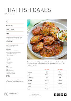 Dinner Twist recipe book 2