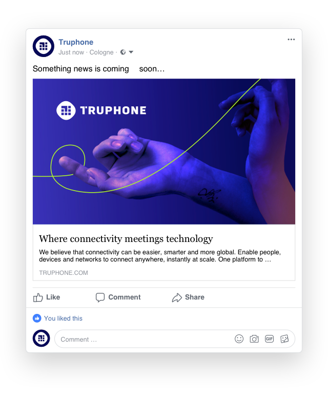 Truphone social post