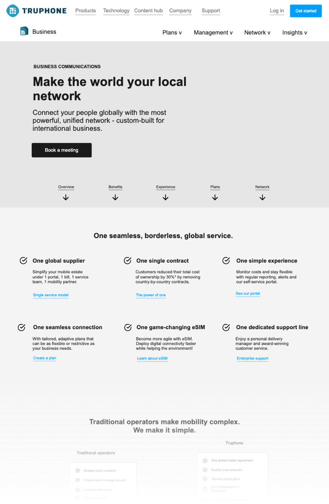 Truphone wireframe 1