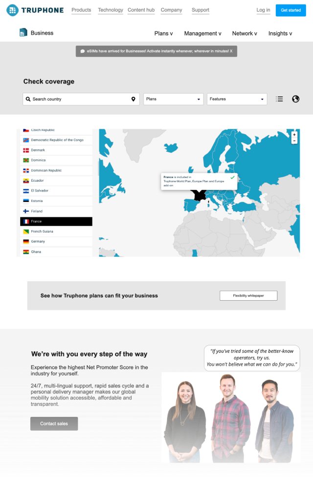 Truphone wireframe 6
