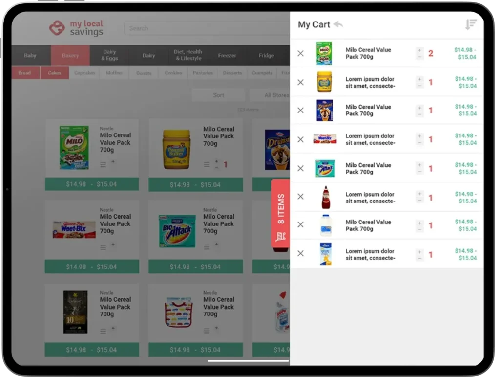 My Local Savings iPad